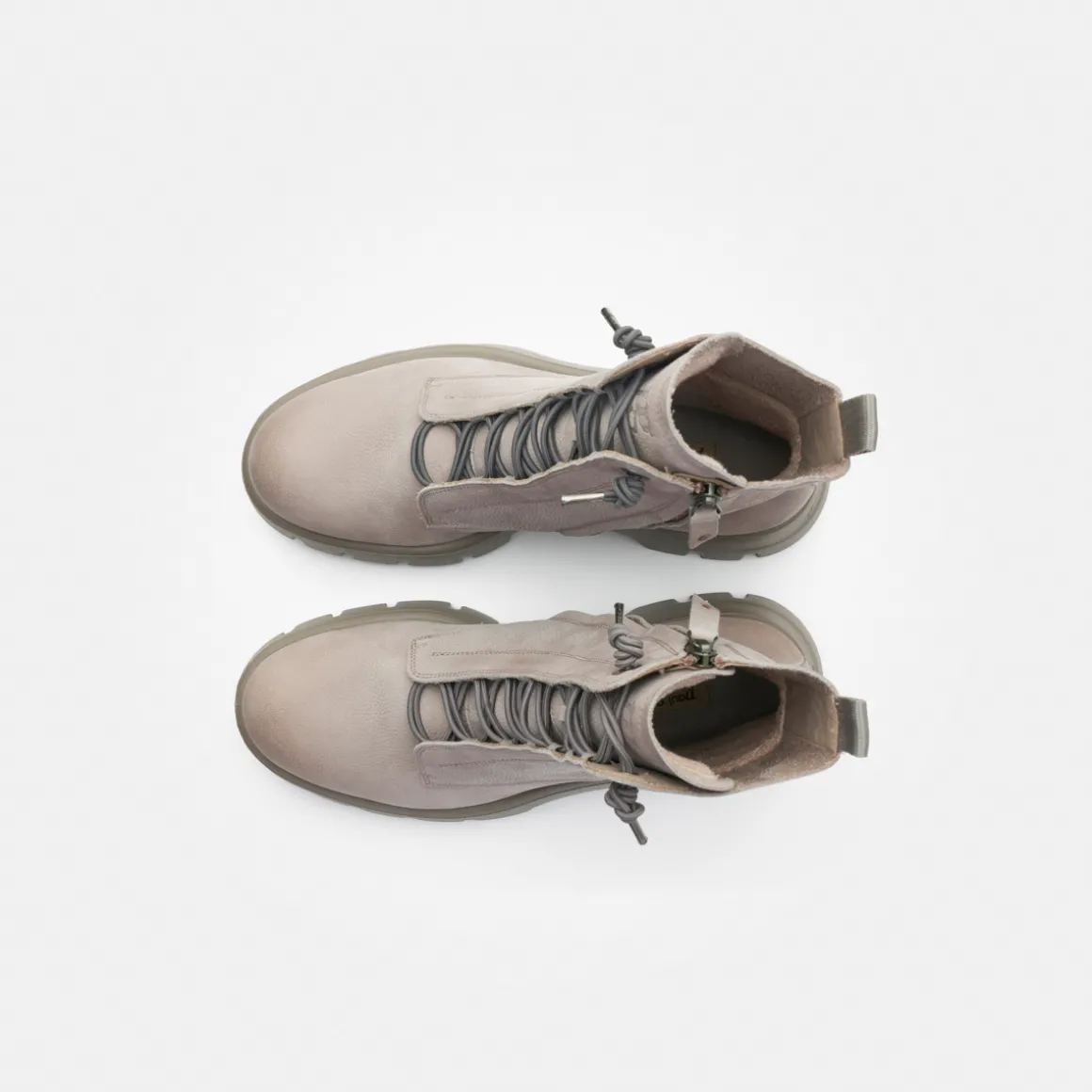 Lace-up ankle boot