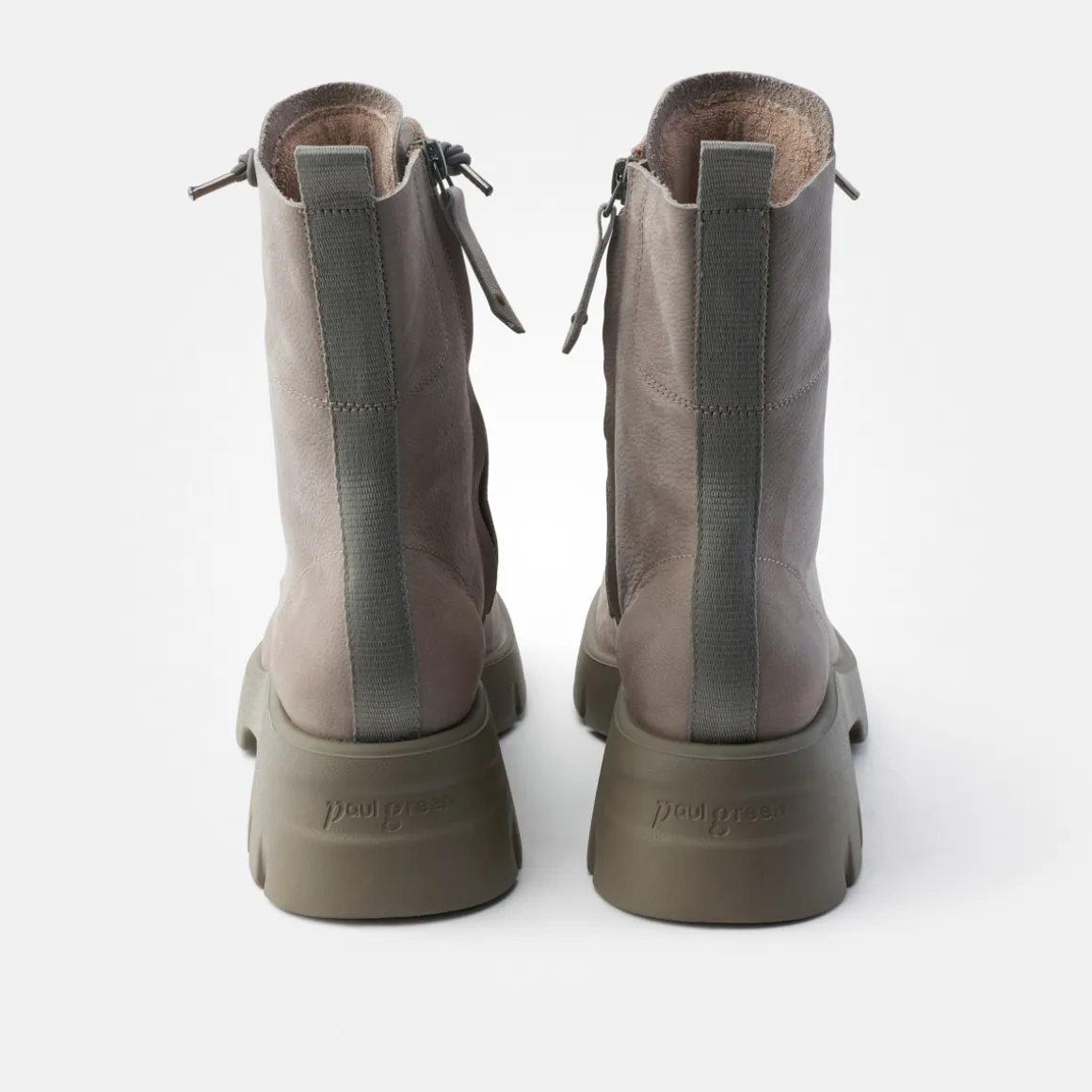 Lace-up ankle boot