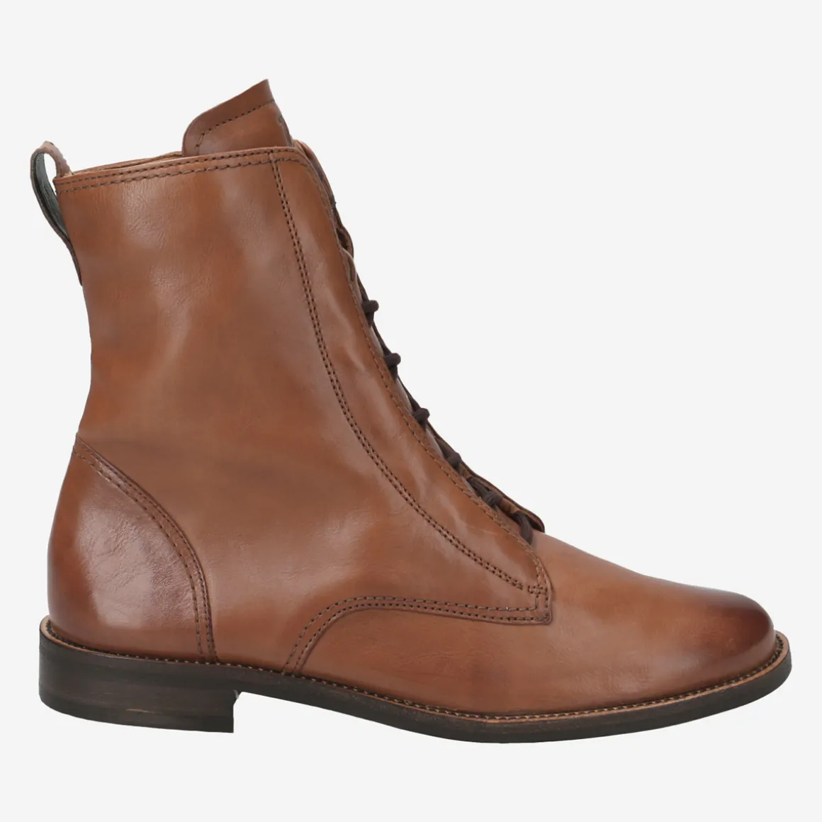 Lace-up ankle boot