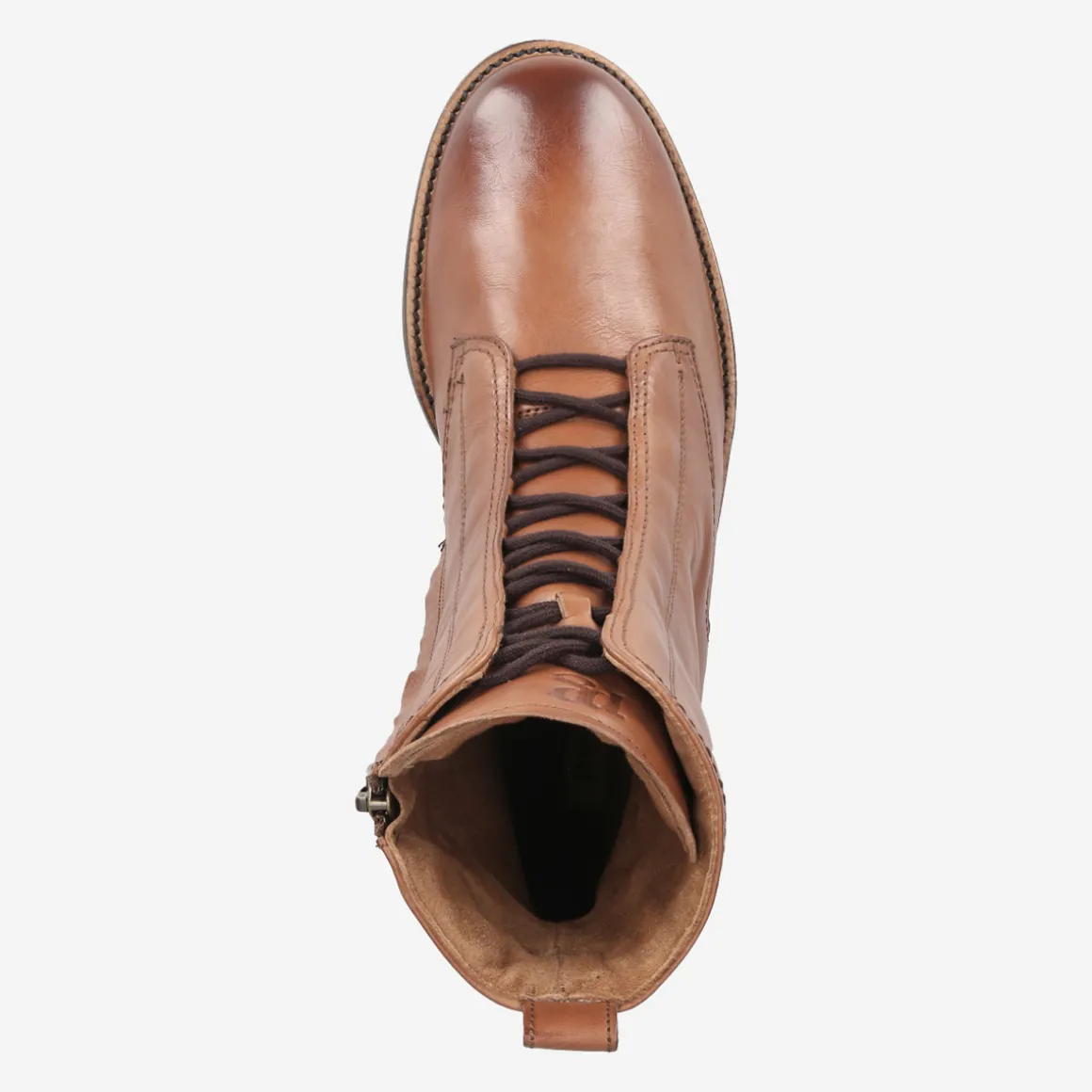 Lace-up ankle boot