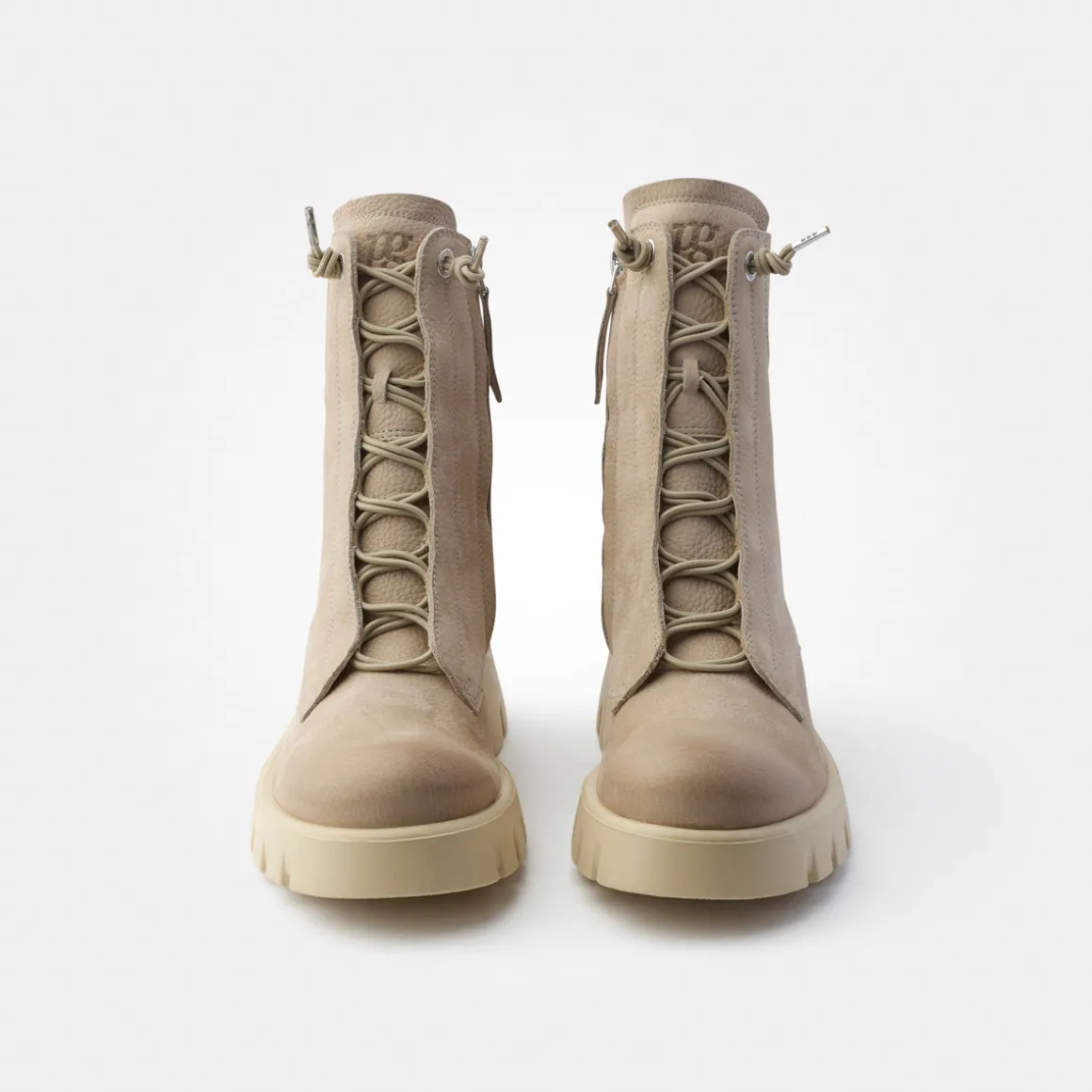 Lace-up ankle boot