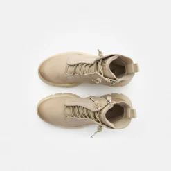 Lace-up ankle boot