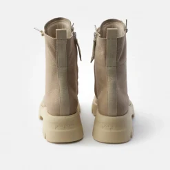 Lace-up ankle boot