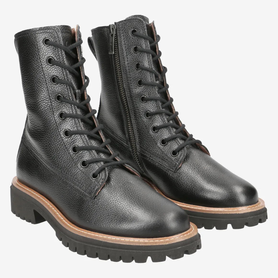 Lace-up bootie