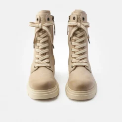 Lace-up bootie