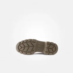 Lace-up bootie with warm lining