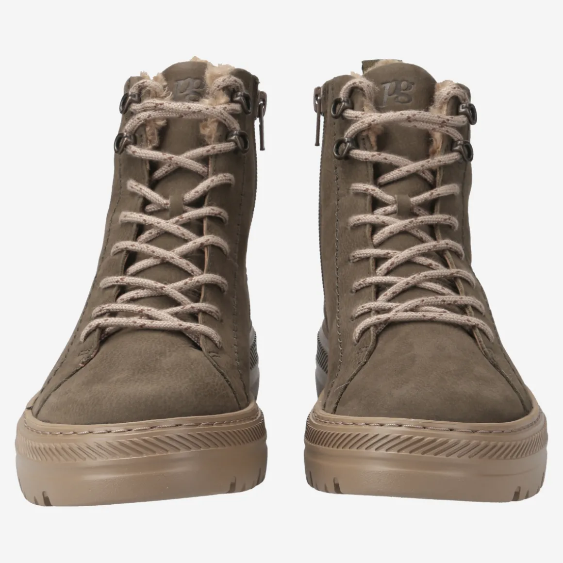 SUPER SOFT lace-up ankle boot with warm lining